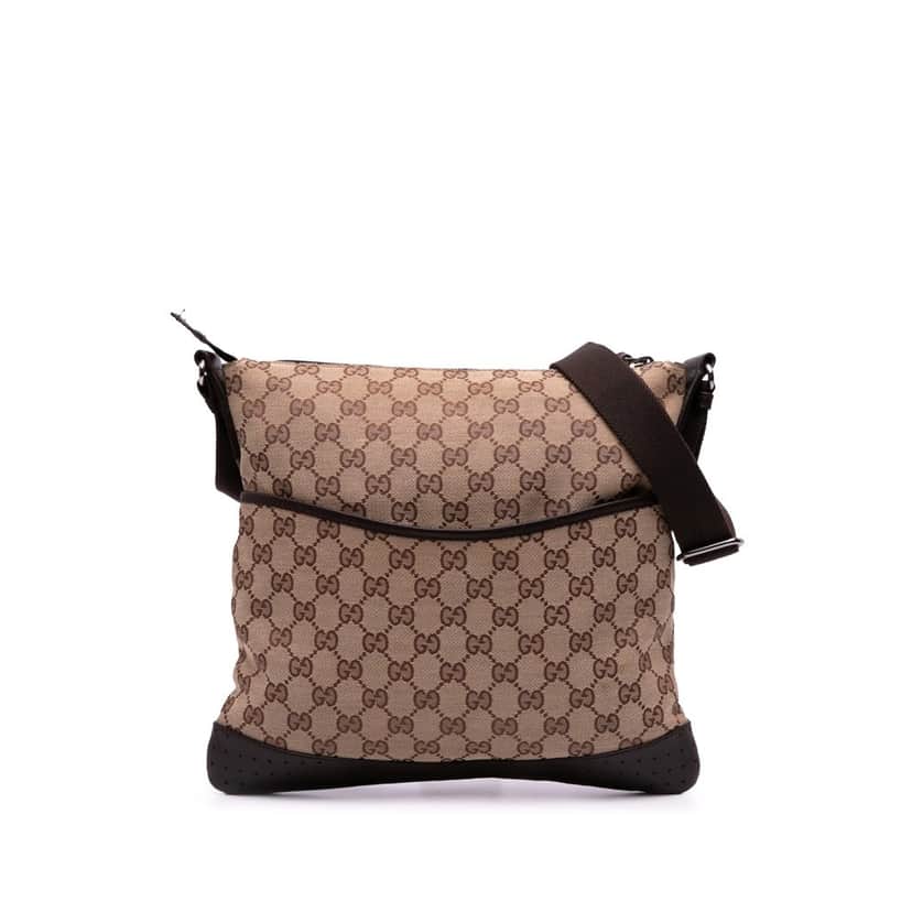 Gucci GG Canvas Crossbody Brown Canvas Good condition - Front View