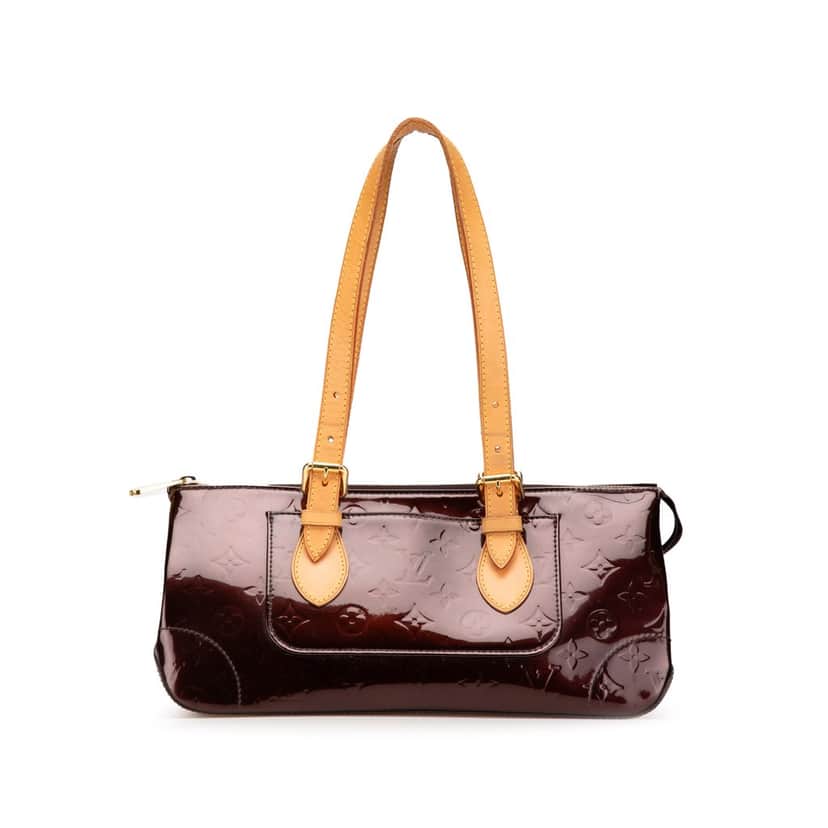 Louis Vuitton Monogram Vernis Rosewood Avenue Purple Leather Good condition - Front View