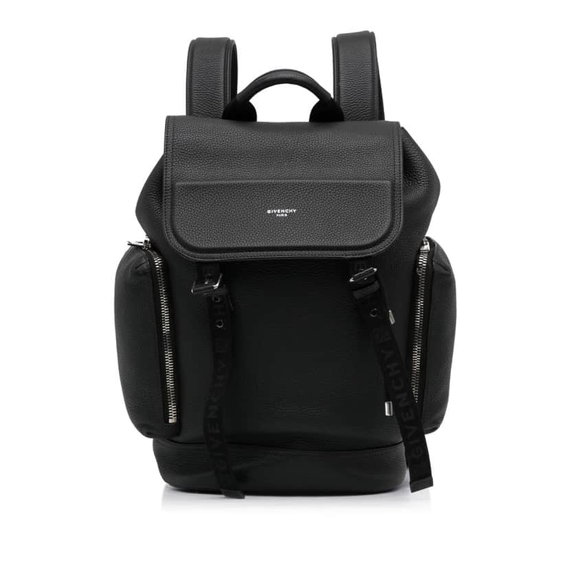 Givenchy Leather Backpack Black Leather Good condition - Front View
