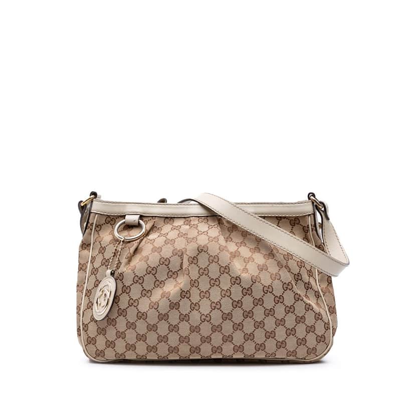 Gucci GG Canvas Sukey Crossbody Brown Canvas Good condition - Front View