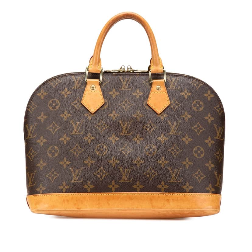 Louis Vuitton Monogram Alma PM Brown Canvas Good condition - Front View