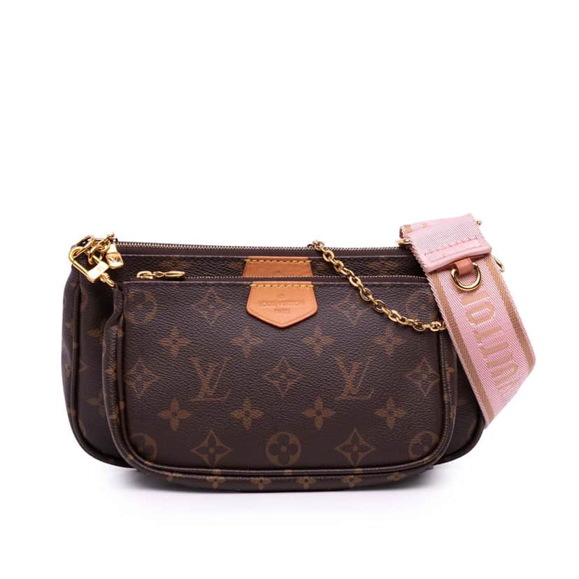 Louis Vuitton Monogram Multi Pochette Accessoires Brown Canvas Good condition - Front View