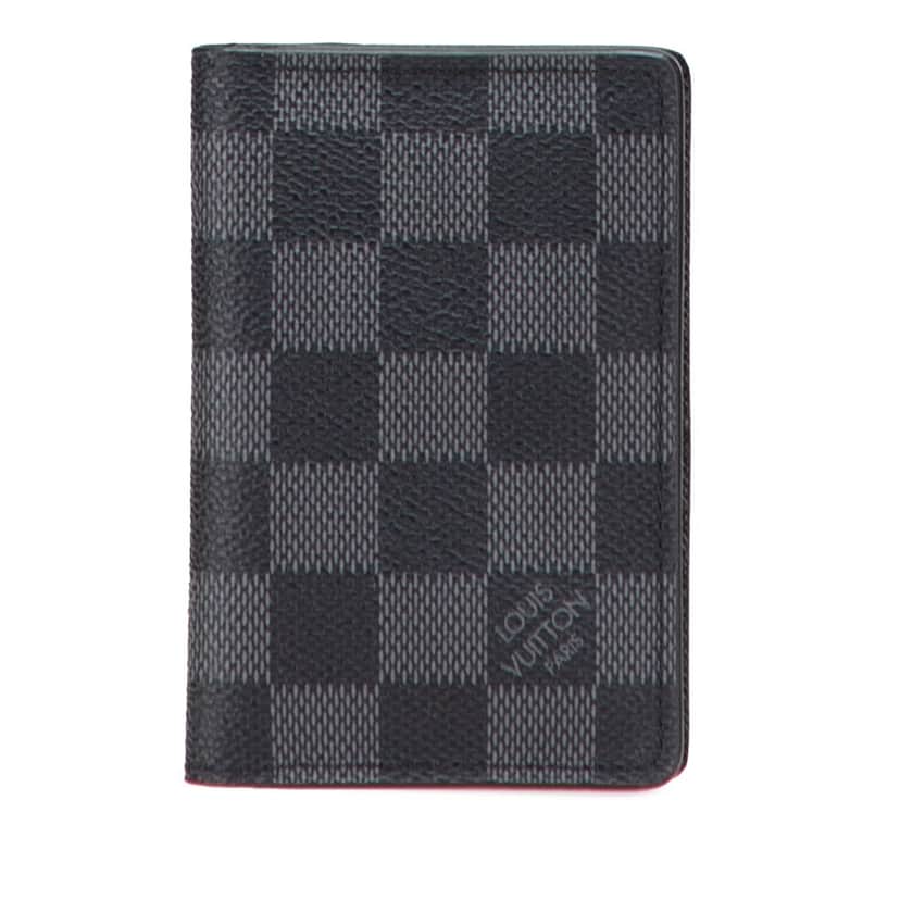 Louis Vuitton Damier Graphite Pocket Organizer Black Canvas Good condition - Front View