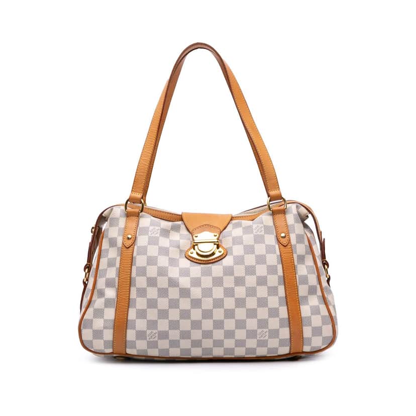 Louis Vuitton Damier Azur Stresa PM White Canvas Good condition - Front View
