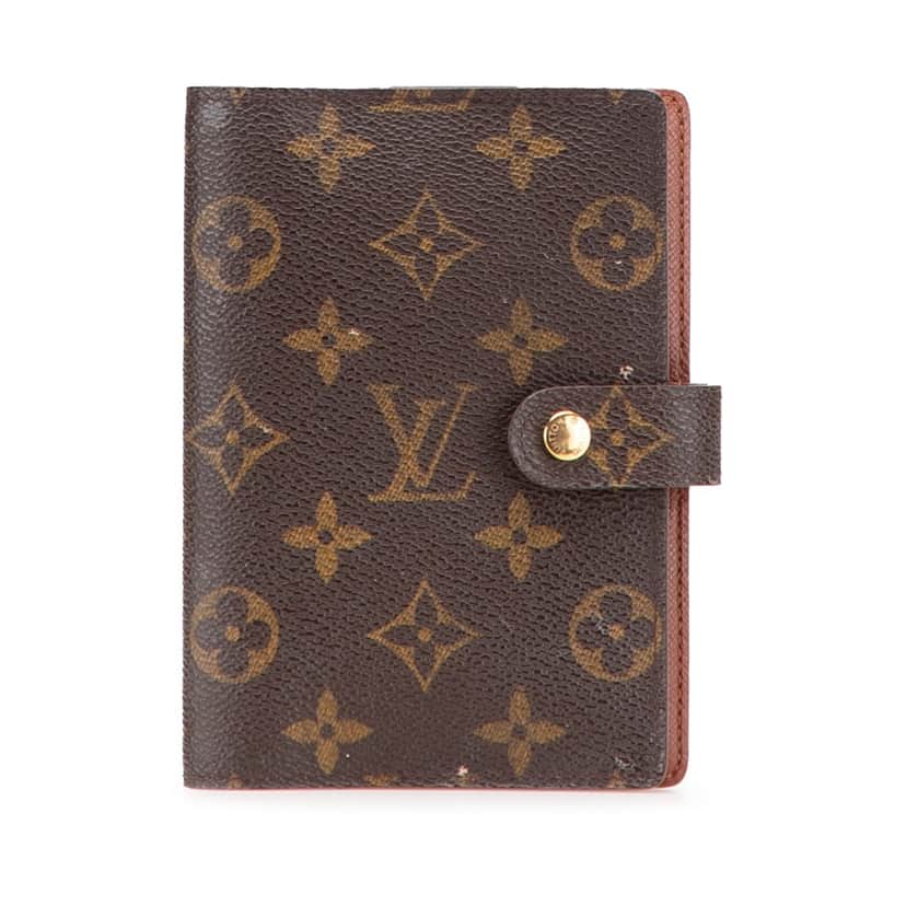 Louis Vuitton Monogram Agenda PM Brown Canvas Good condition - Front View