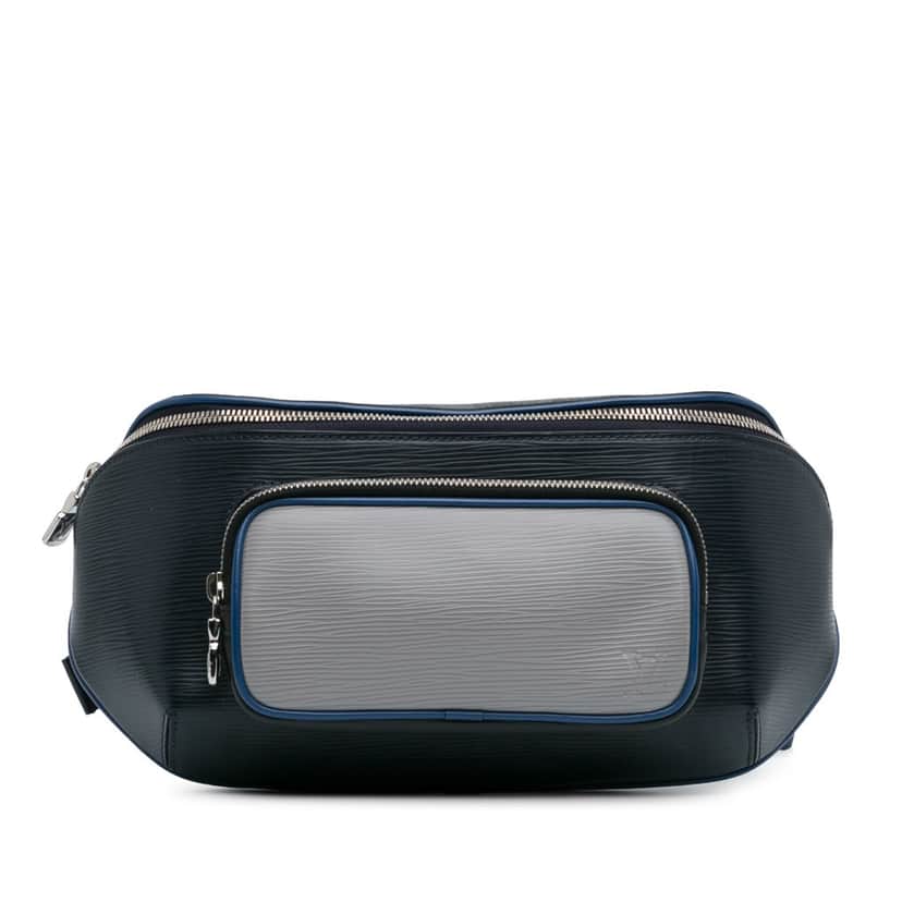 Louis Vuitton Epi Damier Graphite Bumbag Blue Leather Very good condition - Front View
