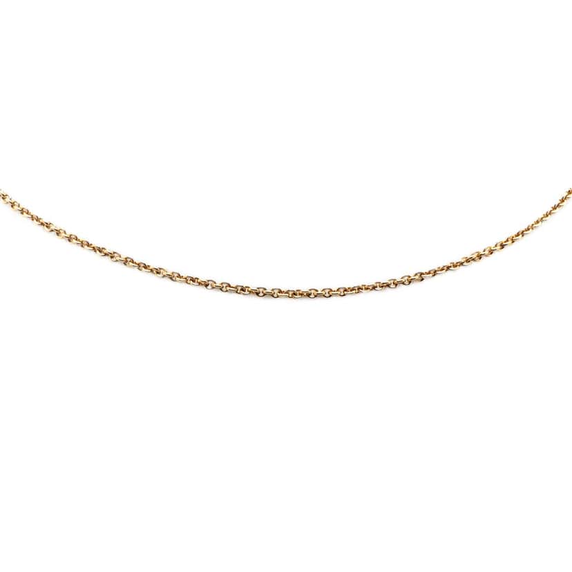 Hermès 18K Yellow Gold Chain Link Necklace Gold Gold Good condition - Front View