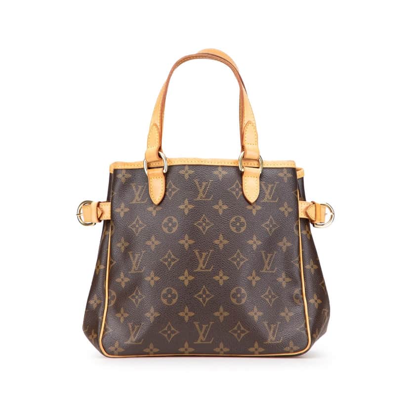 Louis Vuitton Monogram Batignolles Vertical PM Brown Canvas Good condition - Front View
