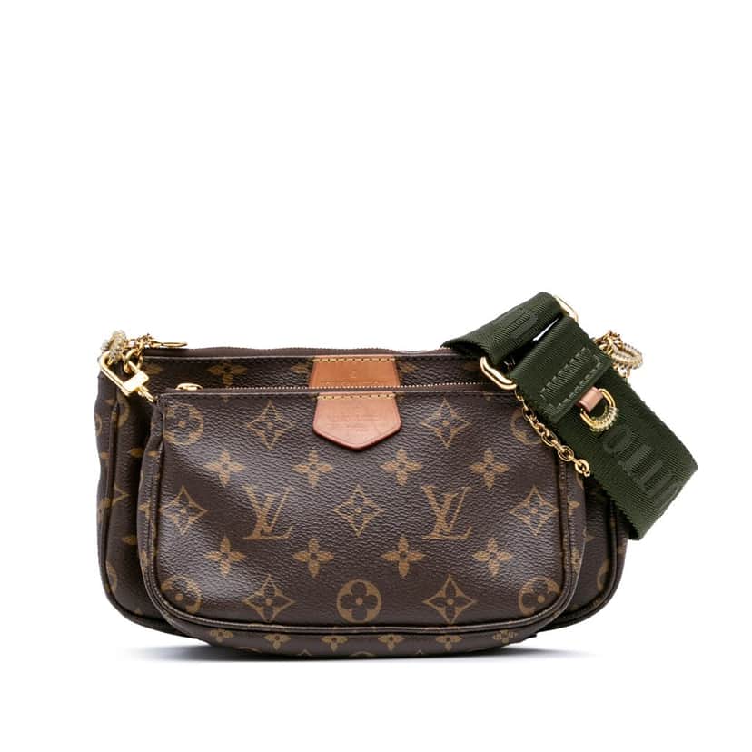 Louis Vuitton Monogram Multi Pochette Accessoires Brown Canvas Good condition - Front View