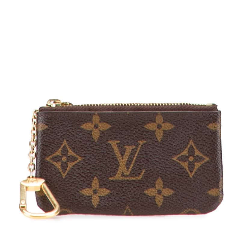 Louis Vuitton Monogram Key Pouch Brown Canvas Good condition - Front View