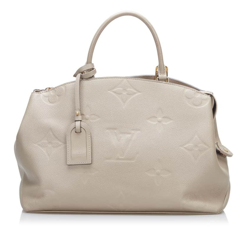 Louis Vuitton Monogram Empreinte Giant Palais Grey Leather Good condition - Front View