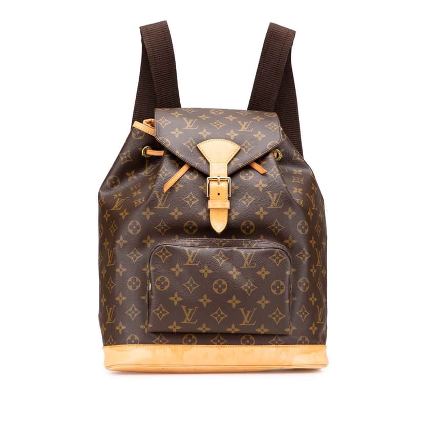 Louis Vuitton Monogram Montsouris GM Brown Canvas Good condition - Front View