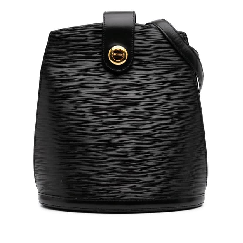 Louis Vuitton Epi Cluny Black Leather Good condition - Front View