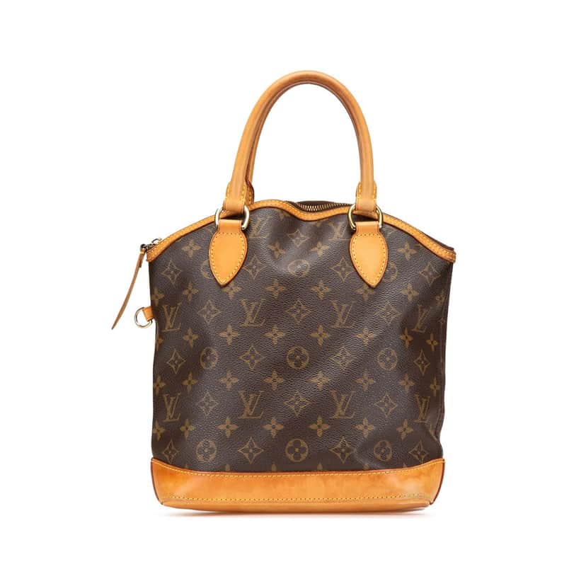Louis Vuitton Monogram Lockit PM Brown Canvas Very good condition - Front View