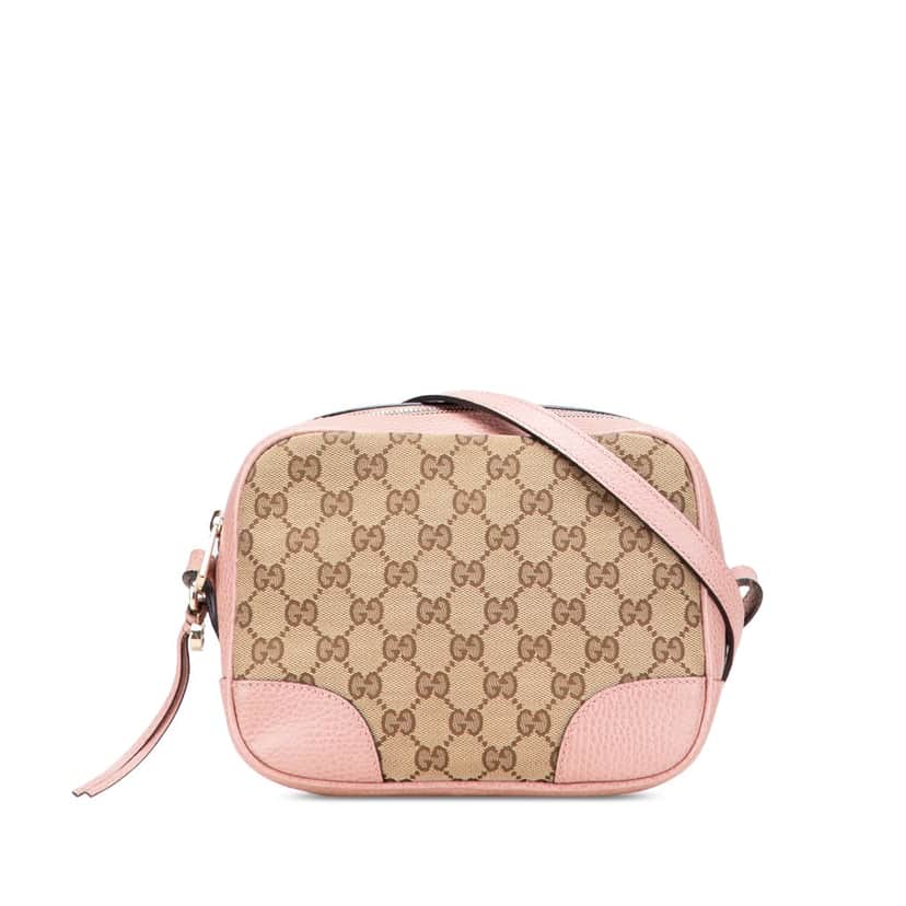 Gucci GG Canvas Bree Crossbody Brown Canvas Good condition - Front View