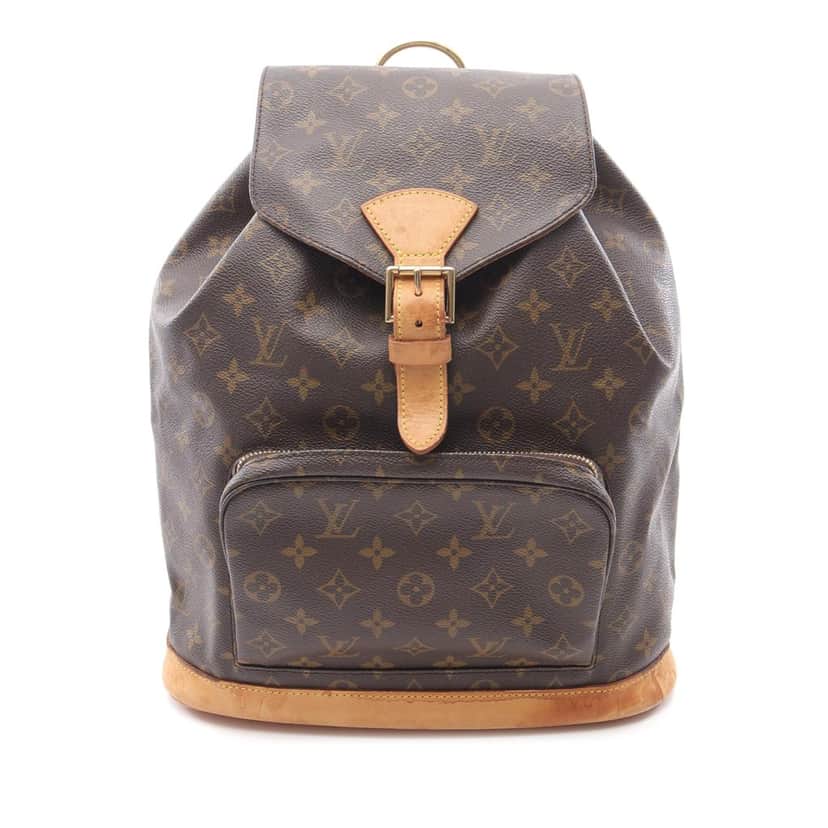 Louis Vuitton Monogram Montsouris GM Brown Canvas Good condition - Front View