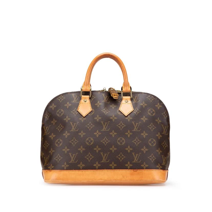 Louis Vuitton Monogram Alma PM Brown Canvas Good condition - Front View