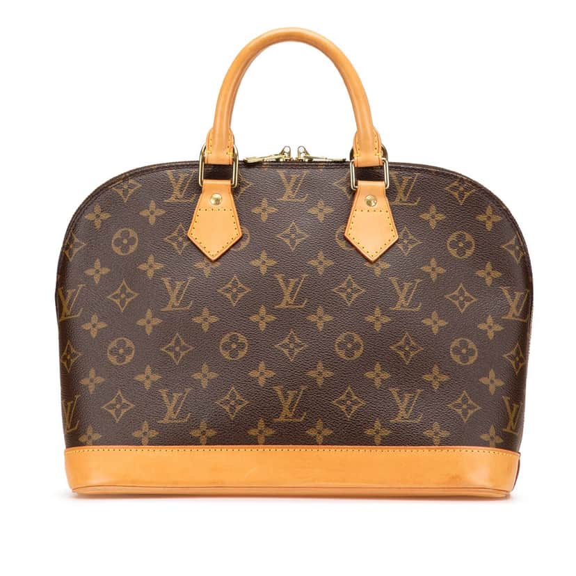 Louis Vuitton Monogram Alma PM Brown Canvas Good condition - Front View