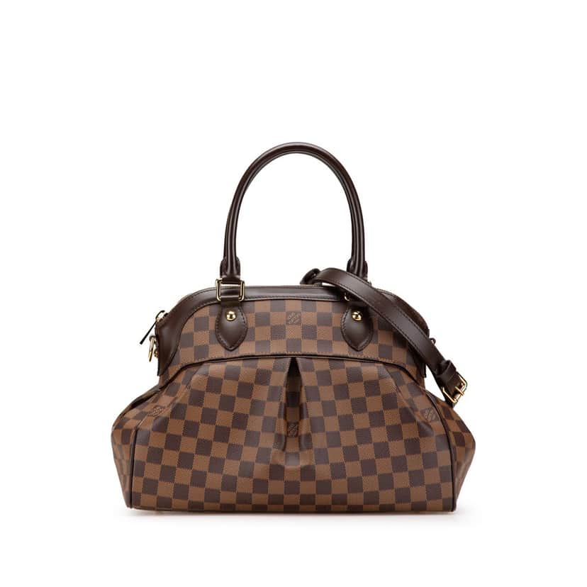 Louis Vuitton Damier Ebene Trevi PM Brown Canvas Good condition - Front View