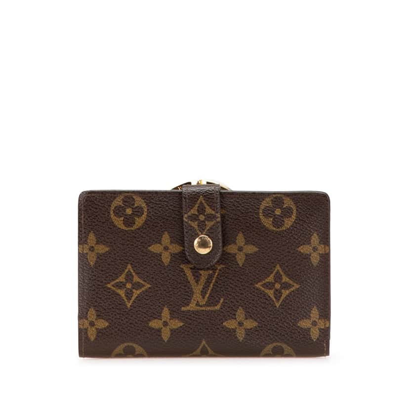 Louis Vuitton Monogram Porte Monnaie Billets Viennois Brown Canvas Good condition - Front View