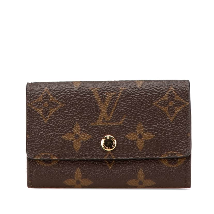 Louis Vuitton Monogram Multicles 6 Key Holder Brown Canvas Good condition - Front View