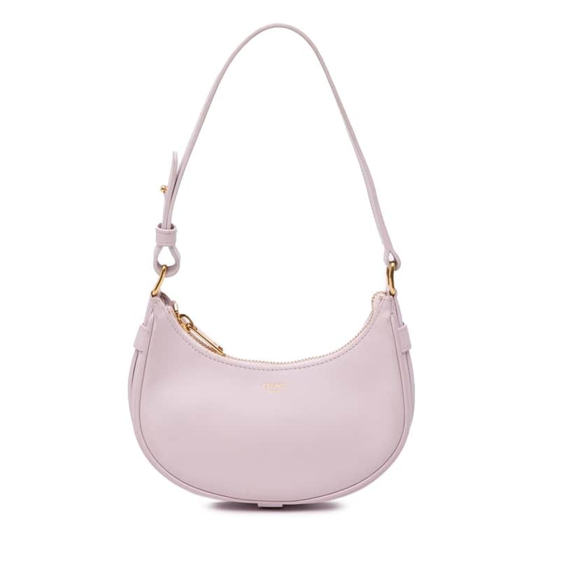 Celine Mini Smooth Calfskin Ava Shoulder Bag Pink Leather Very good condition - Front View