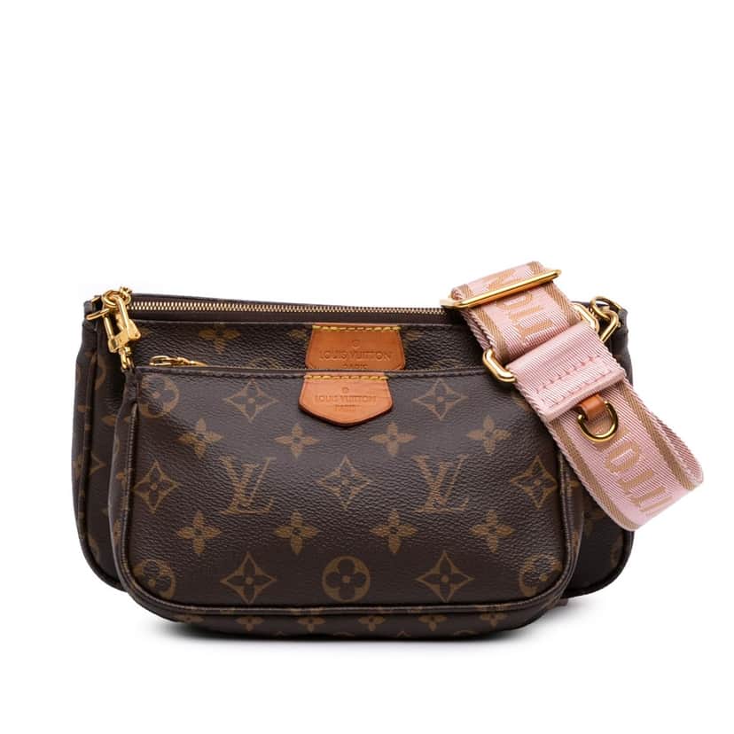 Louis Vuitton Monogram Multi Pochette Accessoires Brown Canvas Good condition - Front View