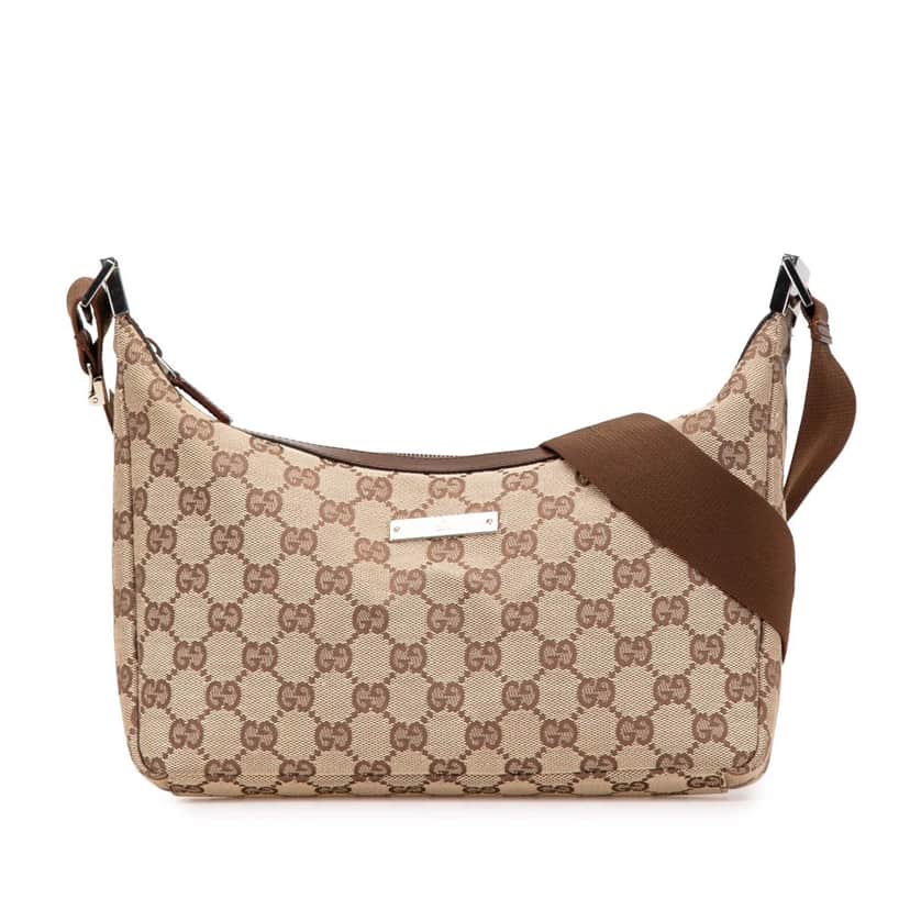 Gucci GG Canvas Crossbody Brown Canvas Good condition - Front View