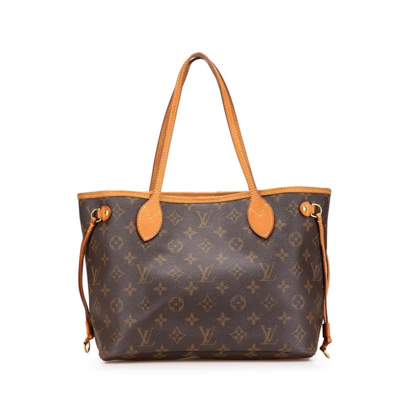 Louis Vuitton Monogram Neverfull PM Brown Canvas Good condition - Front View