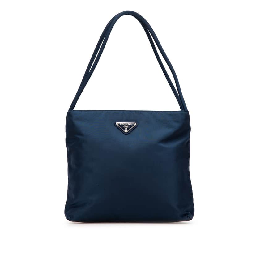 Prada Tessuto Tote Blue Good condition - Front View
