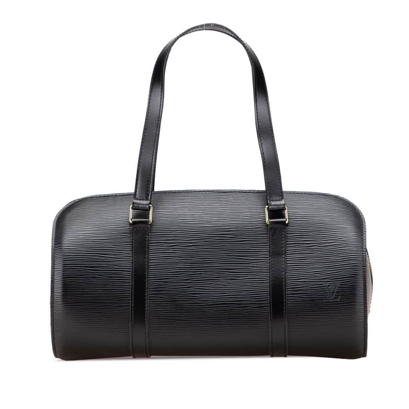 Louis Vuitton Epi Soufflot Black Leather Good condition - Front View