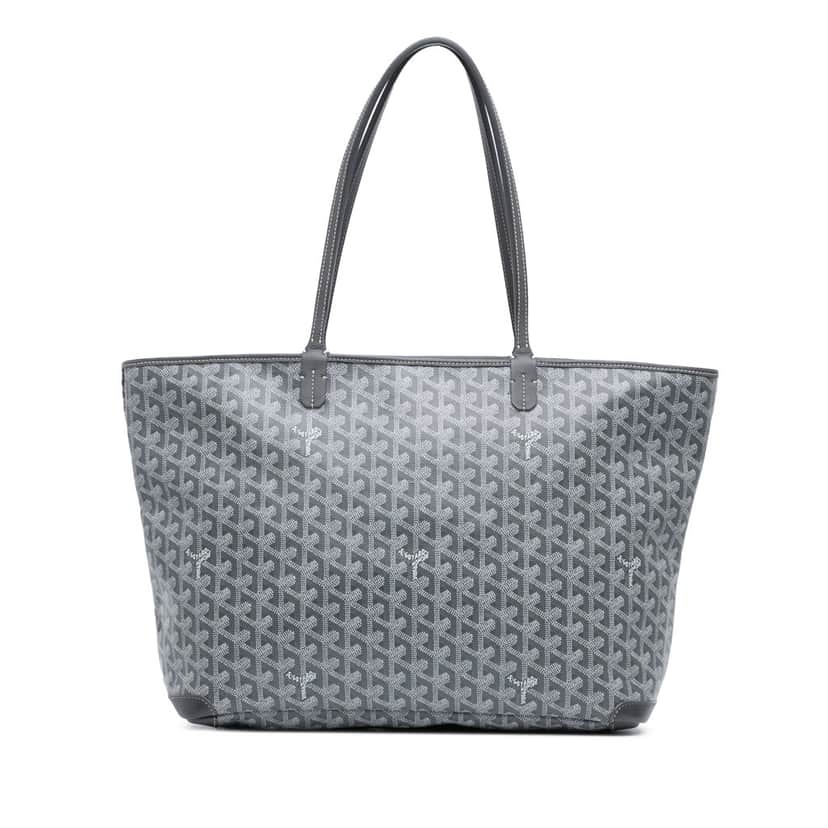 Goyard Goyardine Artois MM Grey Canvas Good condition - Front View
