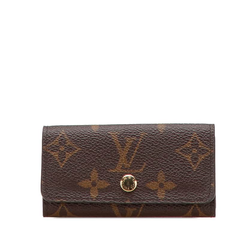 Louis Vuitton Monogram 4 Key Holder Brown Canvas Good condition - Front View