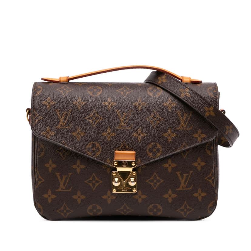 Louis Vuitton Monogram Pochette Metis Brown Canvas Good condition - Front View