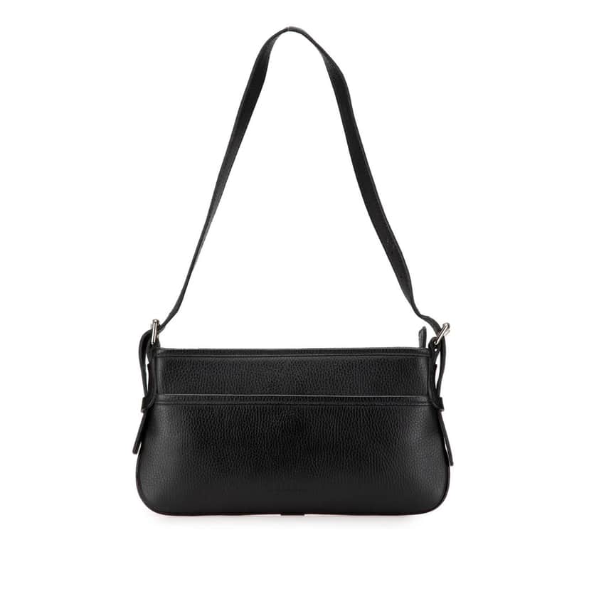 Burberry Leather Shoulder Bag Black Leather Good condition - Front View