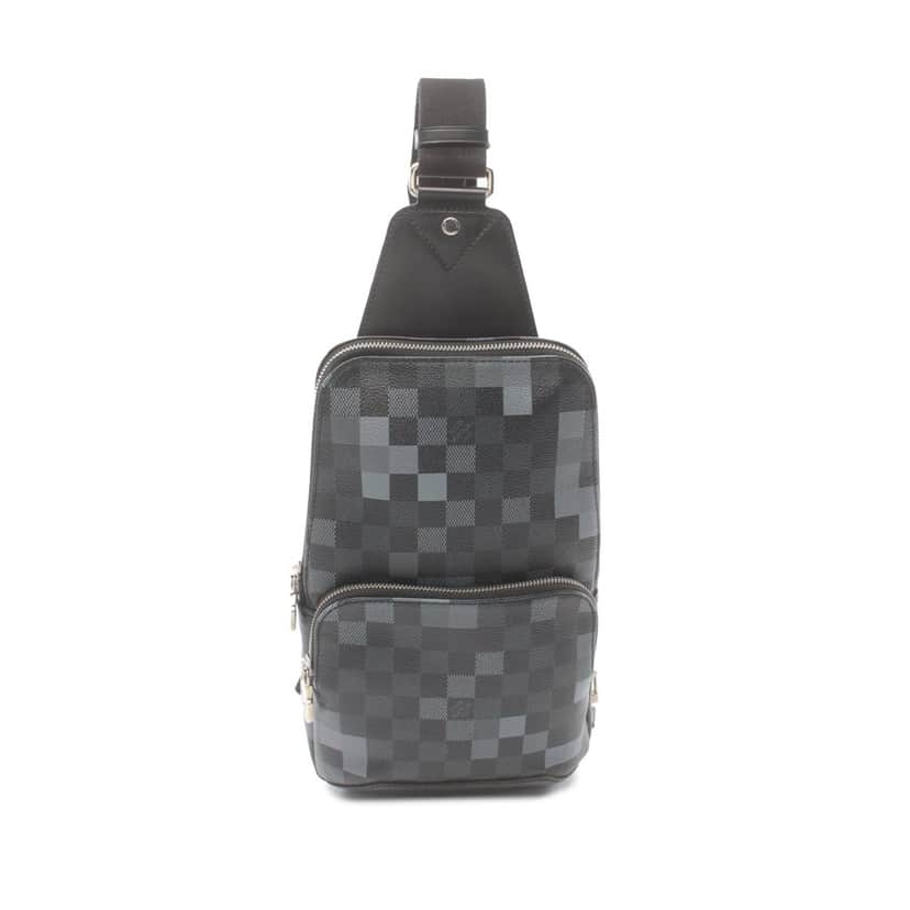 Louis Vuitton Damier Graphite Pixel Avenue Sling Black Canvas Good condition - Front View
