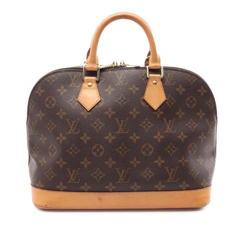 Louis Vuitton Monogram Alma PM Brown Canvas Good condition - Front View