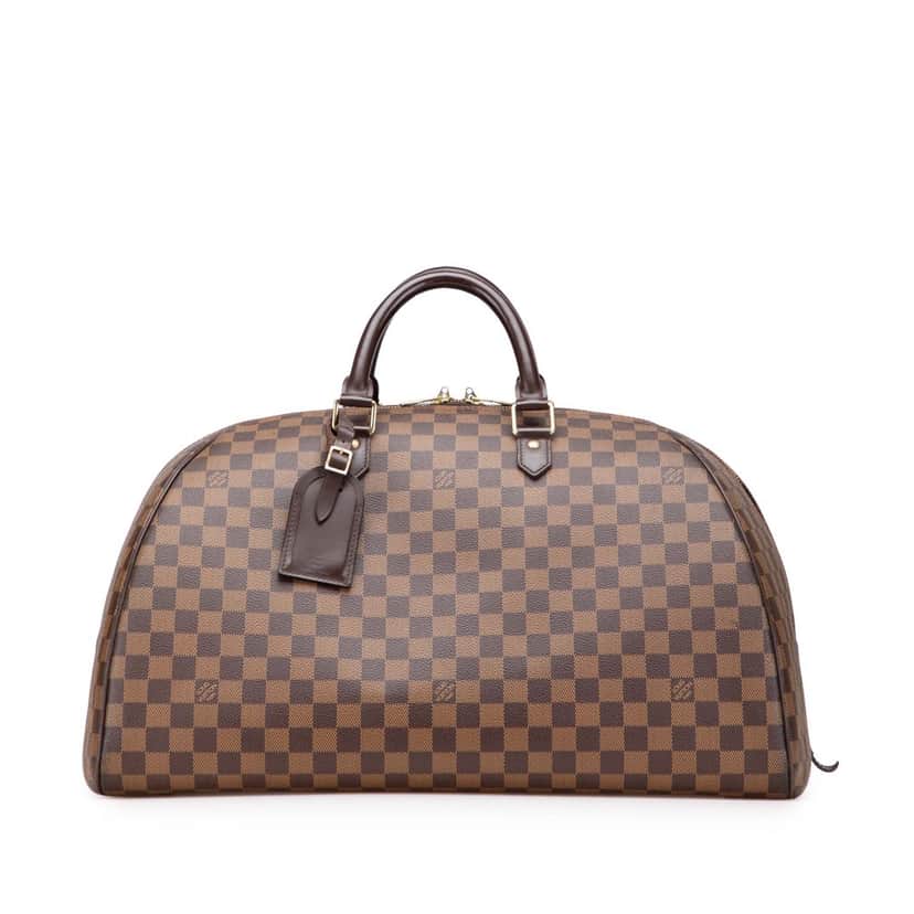 Louis Vuitton Damier Ebene Ribera GM Brown Canvas Good condition - Front View