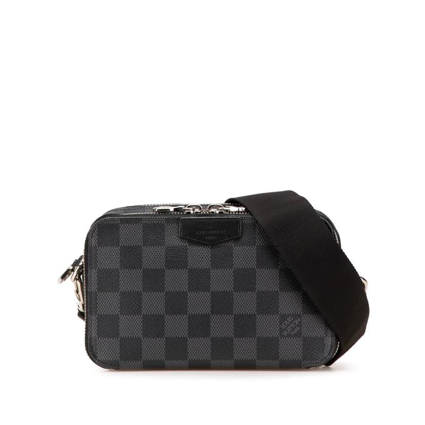 Louis Vuitton Damier Graphite Alpha Wearable Wallet Black Canvas Good condition - Front View