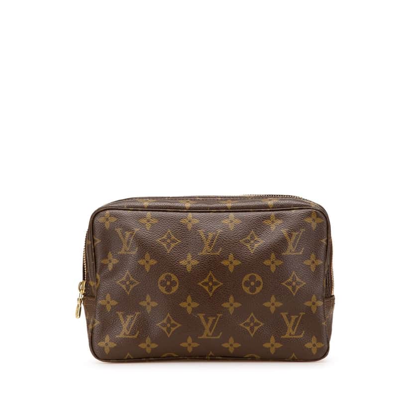 Louis Vuitton Monogram Trousse Toilette 23 Brown Canvas Good condition - Front View