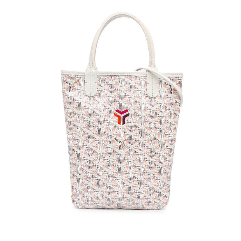 Goyard Goyardine Poitiers Claire Voie White Canvas Good condition - Front View