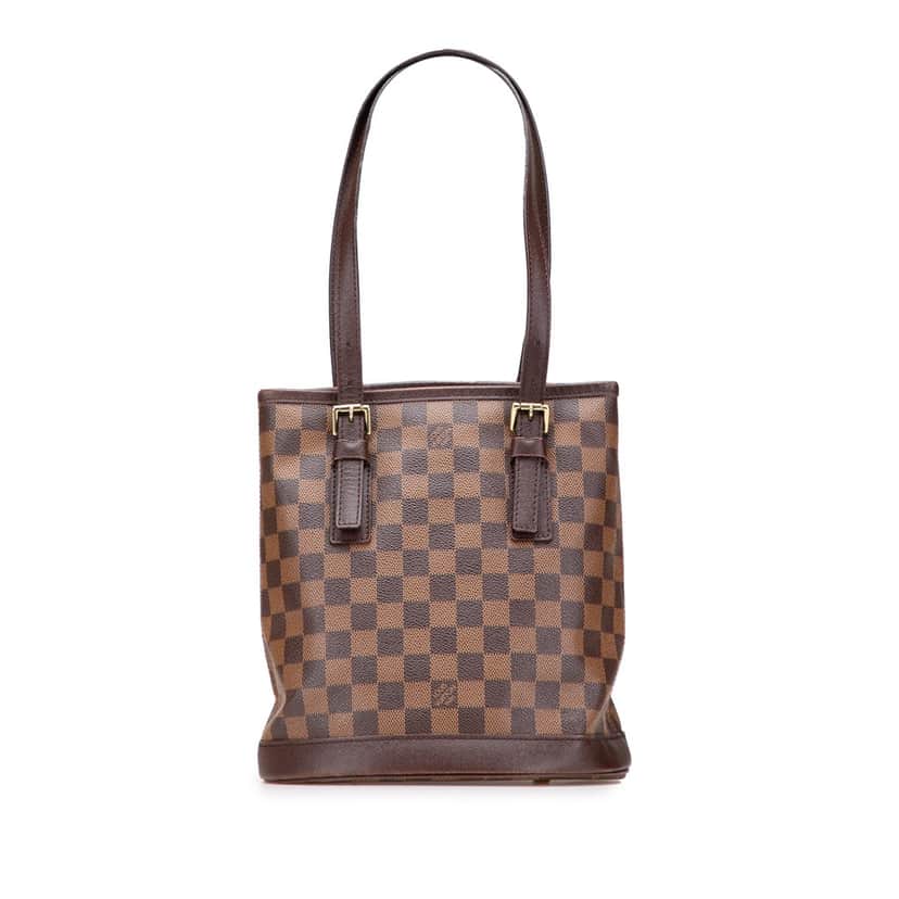 Louis Vuitton Damier Ebene Marais Brown Canvas Good condition - Front View