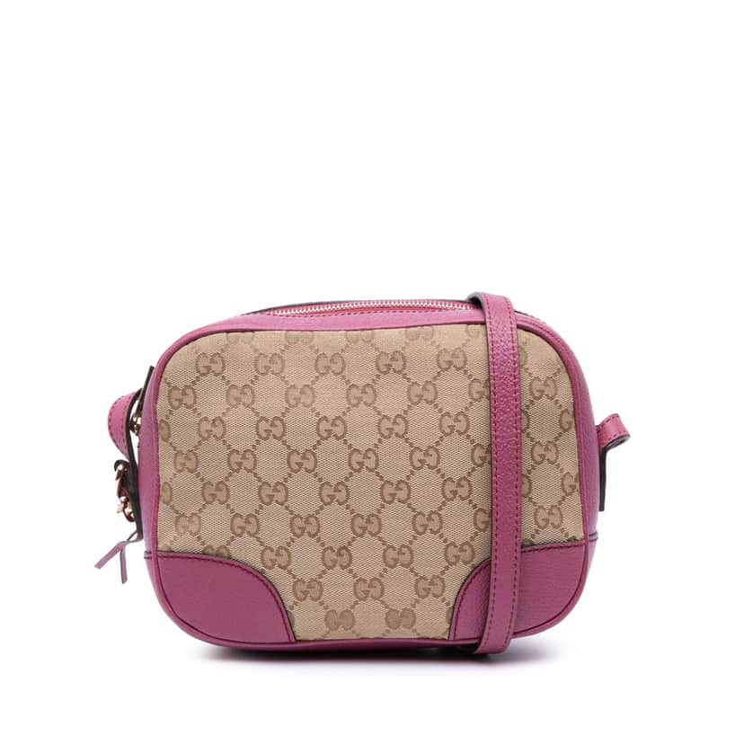 Gucci GG Canvas Bree Crossbody Brown Canvas Good condition - Front View