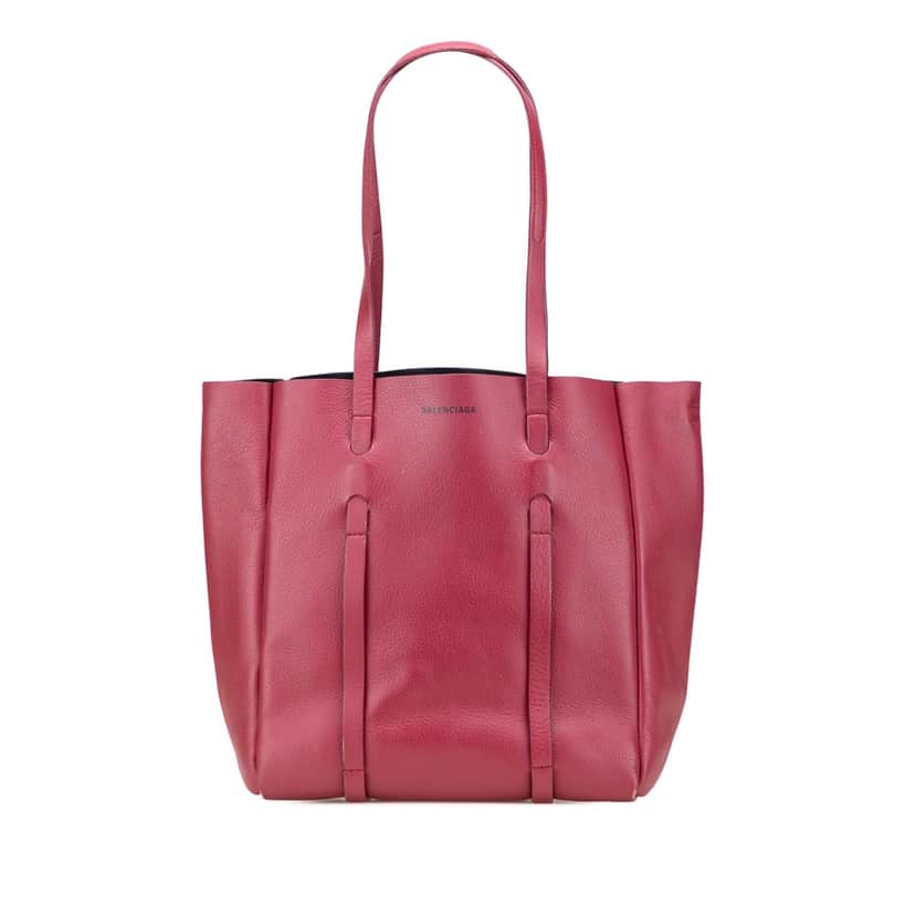 Balenciaga XS Leather Everyday Tote Red Leather Good condition - Front View