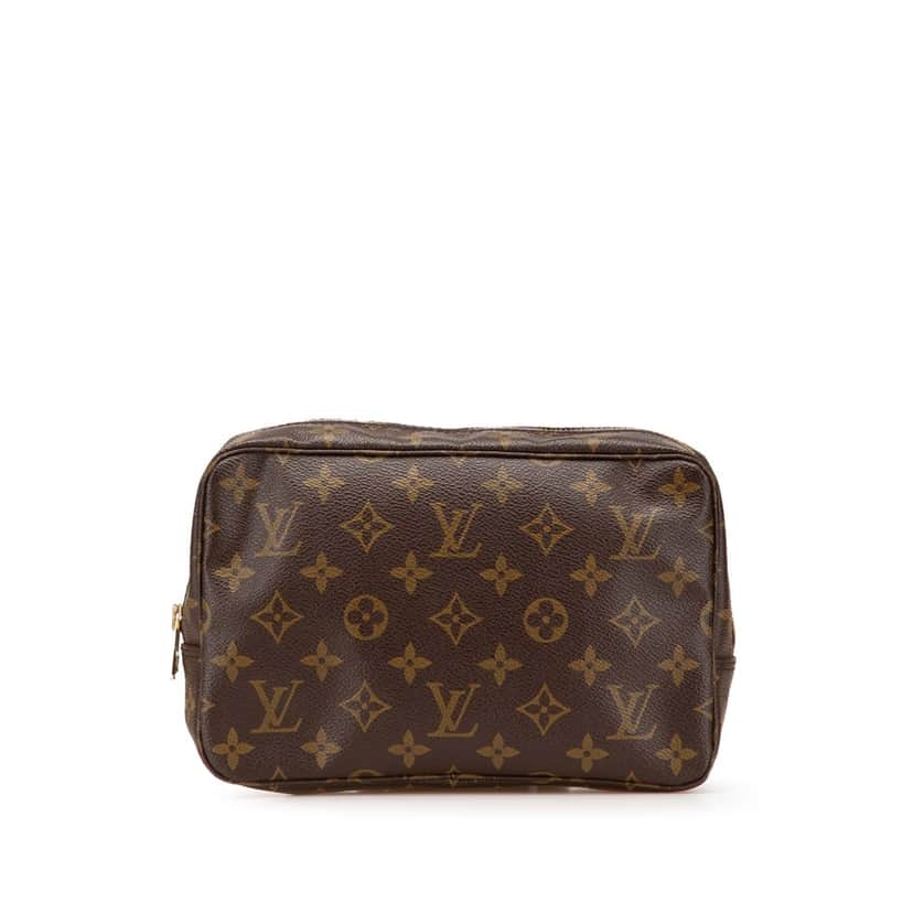 Louis Vuitton Monogram Trousse Toilette 23 Brown Canvas Good condition - Front View