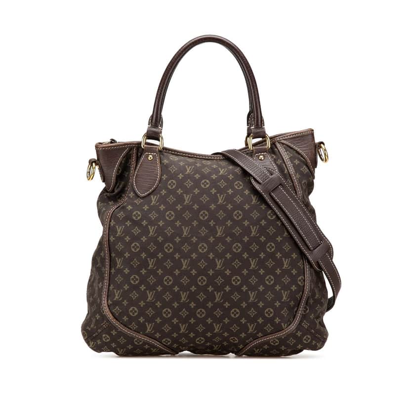 Louis Vuitton Monogram Mini Lin Besace Angele Brown Canvas Good condition - Front View