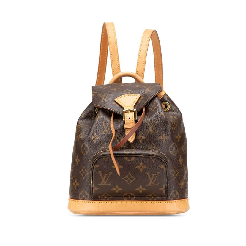 Louis Vuitton Monogram Mini Montsouris Brown Canvas Good condition - Front View