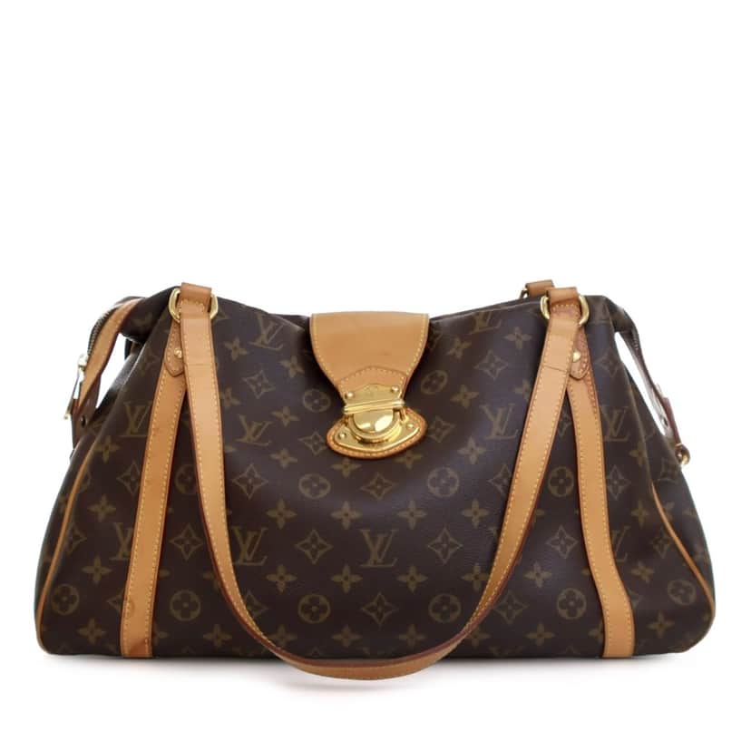 Louis Vuitton Monogram Stresa GM Brown Canvas Good condition - Front View