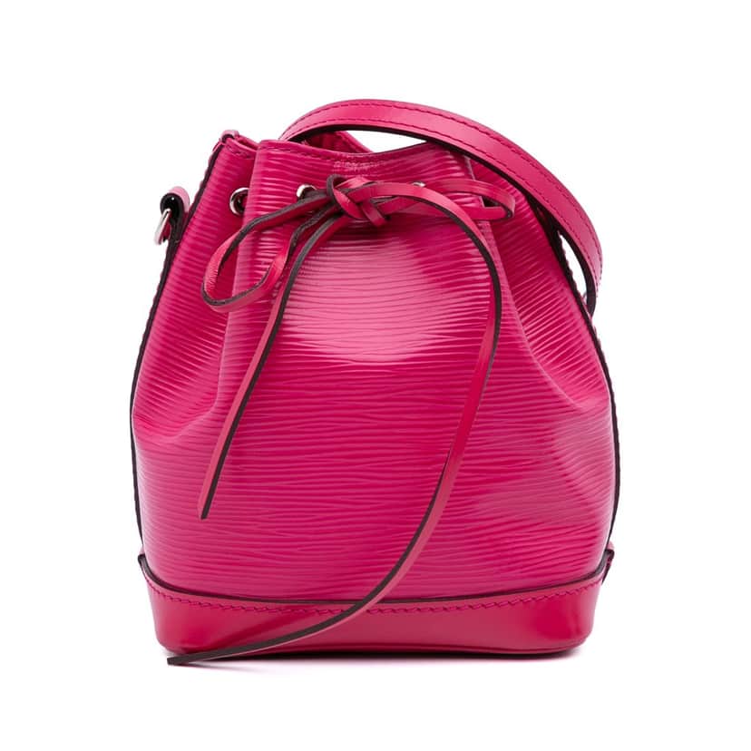 Louis Vuitton Epi Nano Noe Pink Leather Good condition - Front View