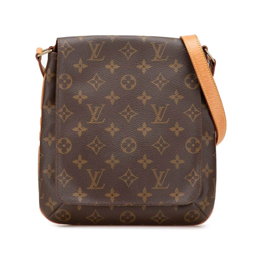 Louis Vuitton Monogram Musette Salsa Short Strap Brown Canvas Good condition - Front View
